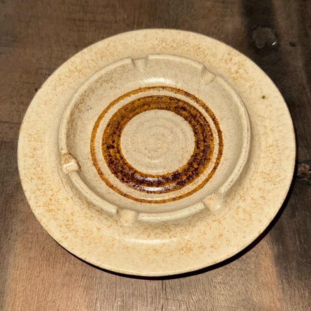 Vintage ashtray by Pottery Craft made in U.S.A.